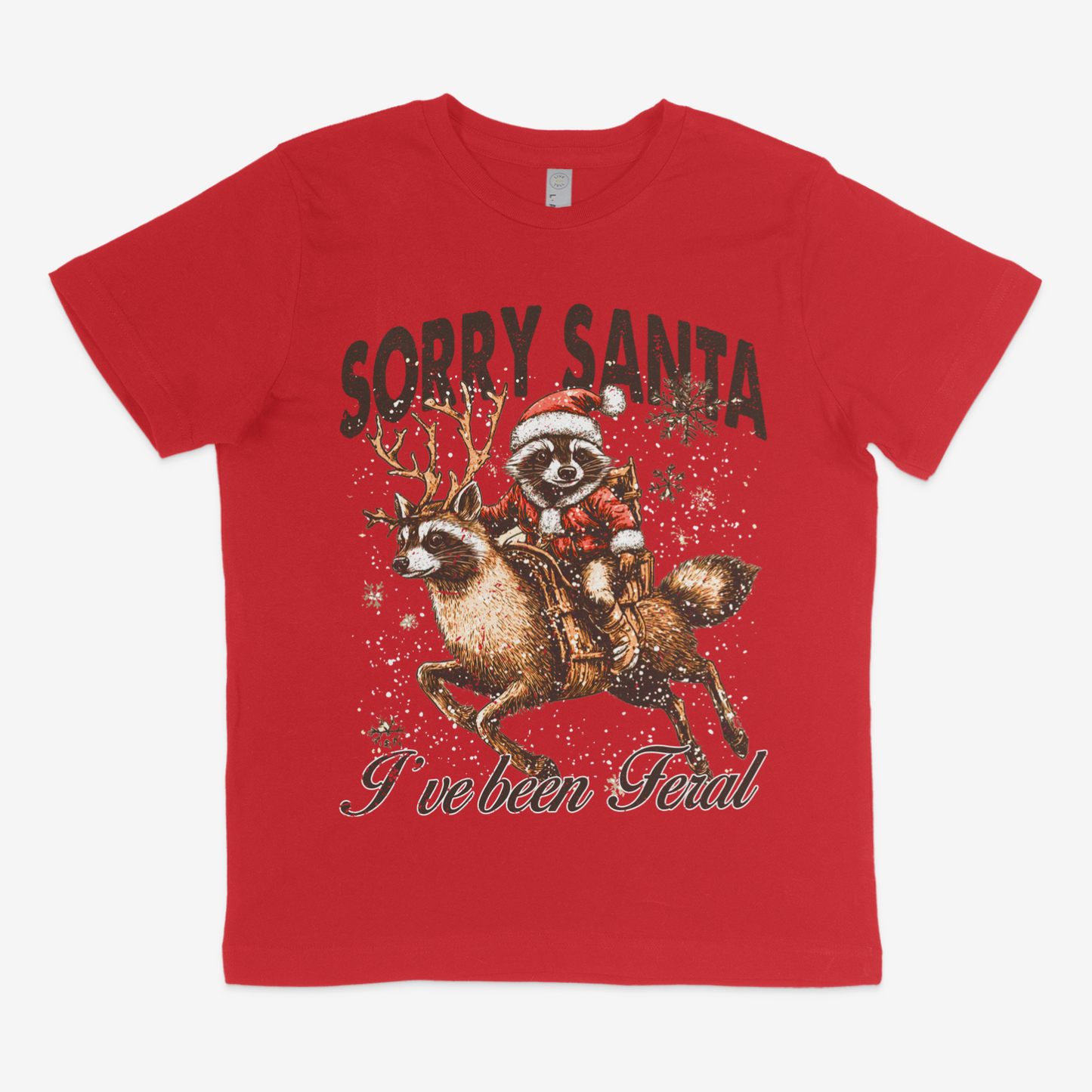 Santa I’ve been feral print KIDS