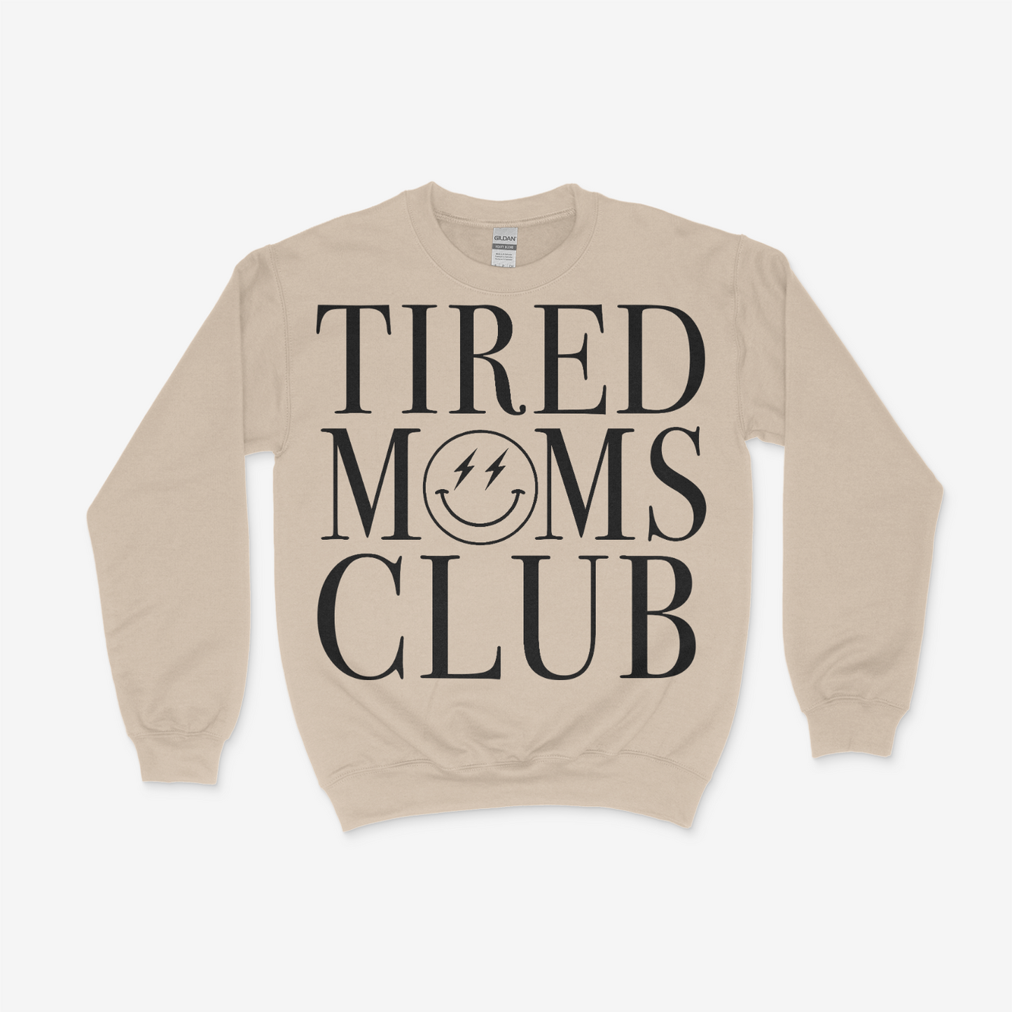 TIRED MOMS CLUB FRONT ONLY