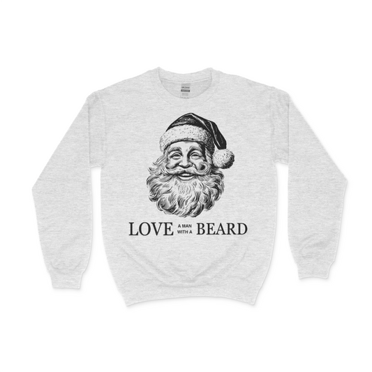 "I love a man with a beard" print
