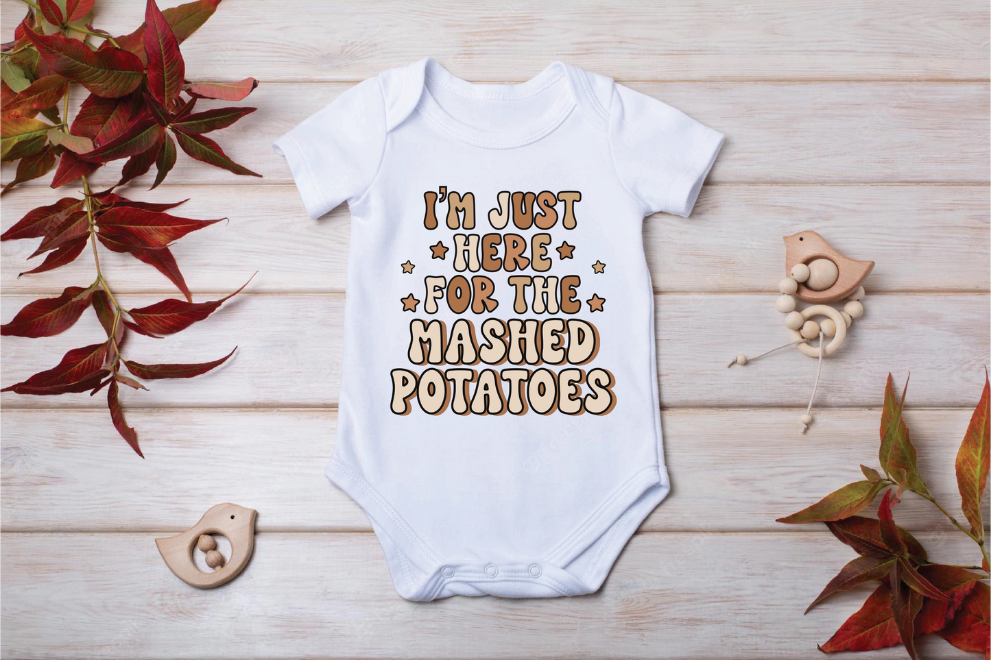 Here for the mashed potatoes onesie