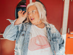 YEE HAW pink cowgirl tee